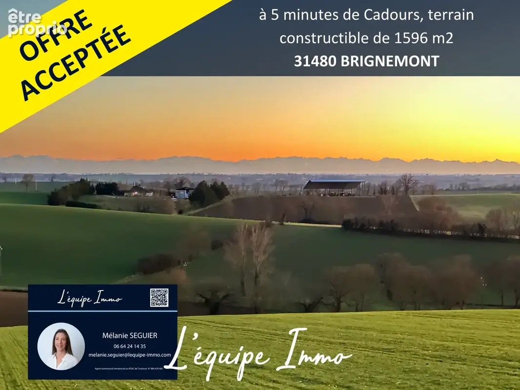 Terrain à CADOURS