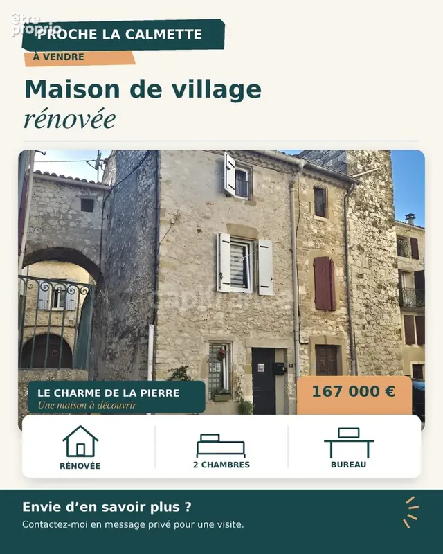 Maison à LA CALMETTE