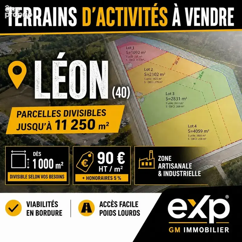 Terrain à LEON