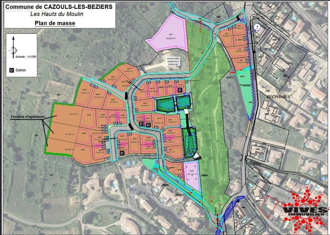 Terrain à CAZOULS-LES-BEZIERS