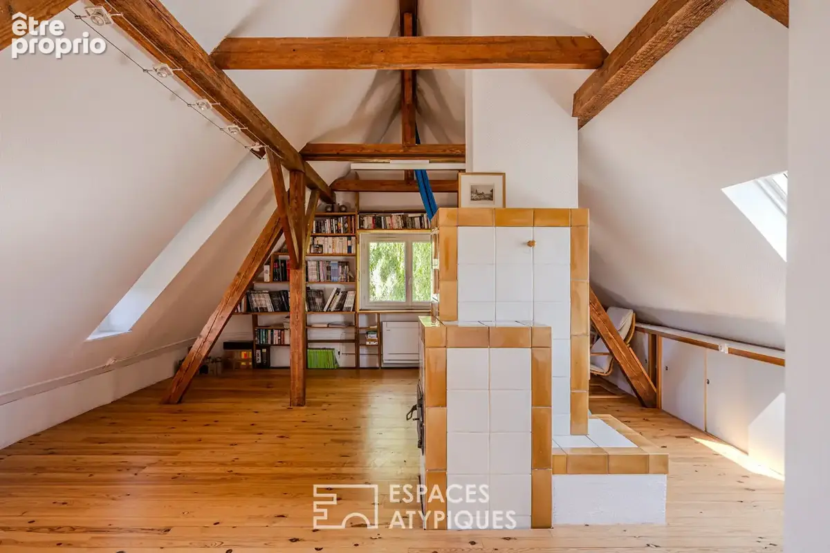 Maison de caractère avec piscine et jardin arboré - photo 14