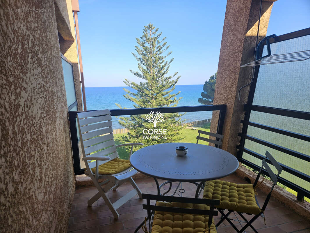 Studio vue mer Santa Lucia Di Moriani - photo 2