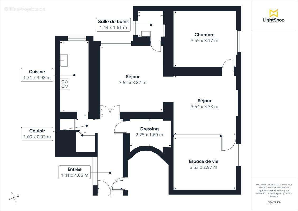 Appartement à PARIS-9E