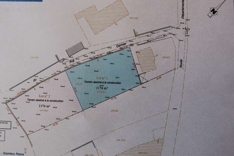 Dpt Côte d'Or (21), à vendre PAINBLANC, terrain à Bâtir de 1174 m² - photo 2
