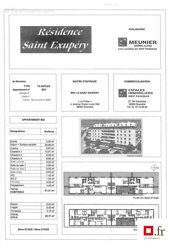 Appartement à GRENOBLE