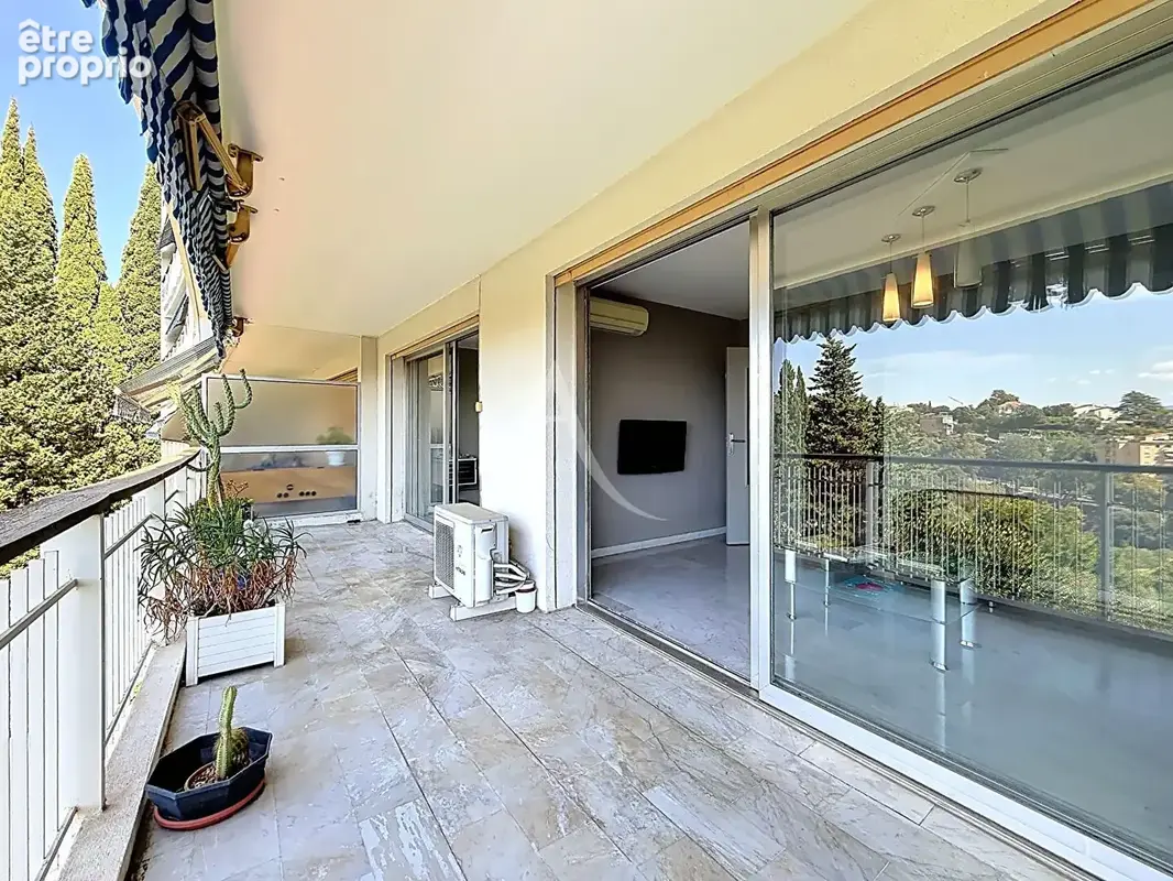 Cannes haut stanislas  3 pièces 80 m²  terrasse 17m2 sud ouest ? vue mer - photo 14
