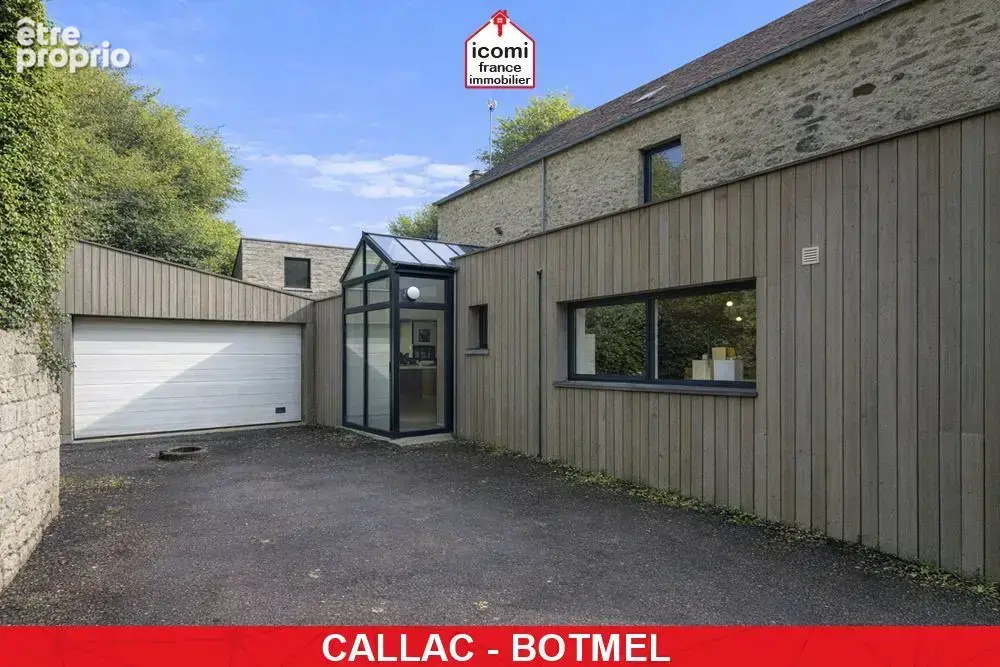 Cotes-d'armor - callac (22160) - a vendre - propriete de charme de +250m² avec 6 chambres + 1 bureau sur 1550 m² de terrain - dp - photo 3