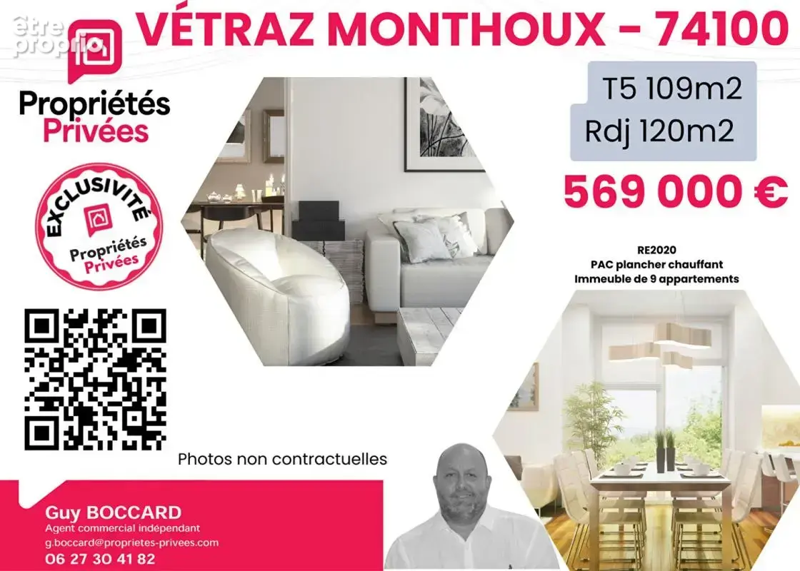 Appartement à VETRAZ-MONTHOUX