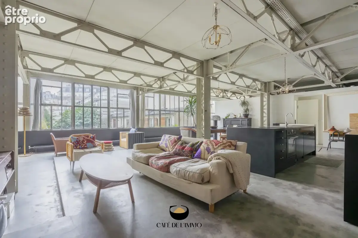 Loft de caractère à usage d'habitation ou professionnel - 192 m2 aux accents New-Yorkais, au cœur de Paris - photo 2