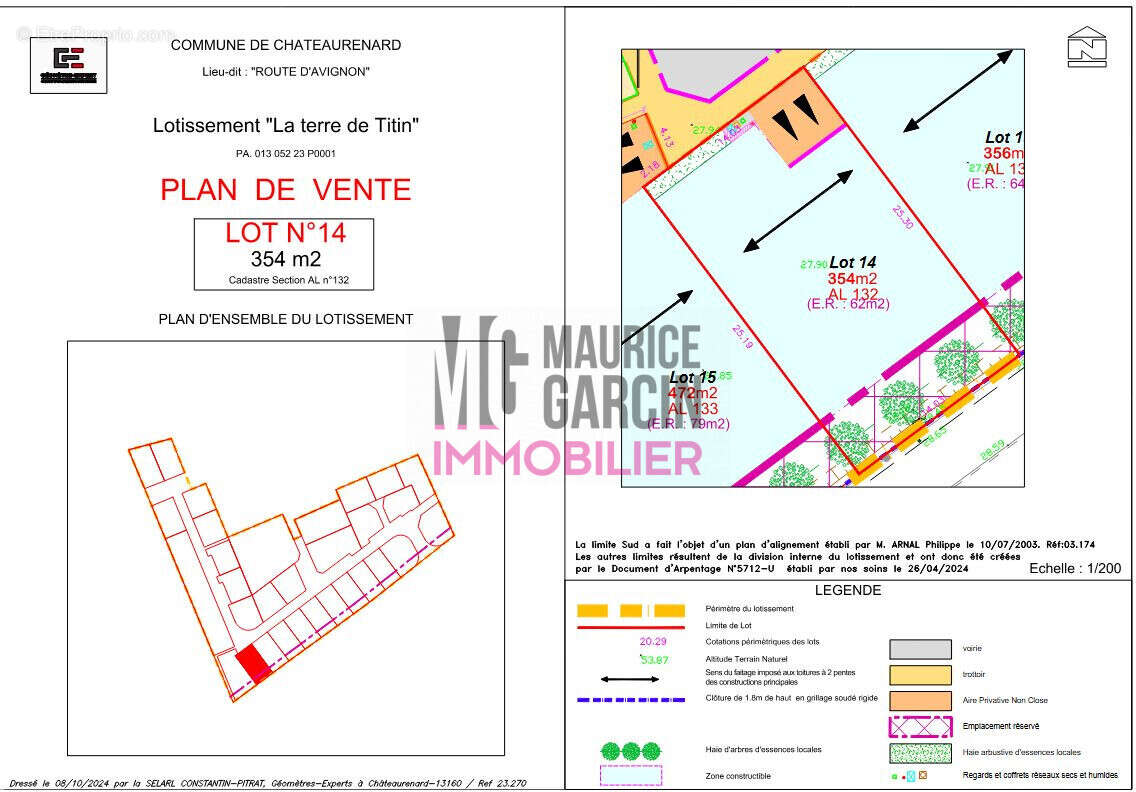Terrain à CHATEAURENARD