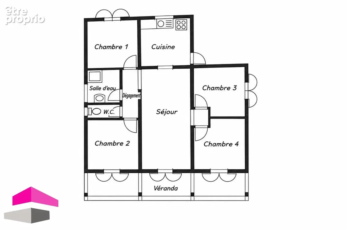 Maison T5 Le Port - 500m²  de Terrain - photo 5