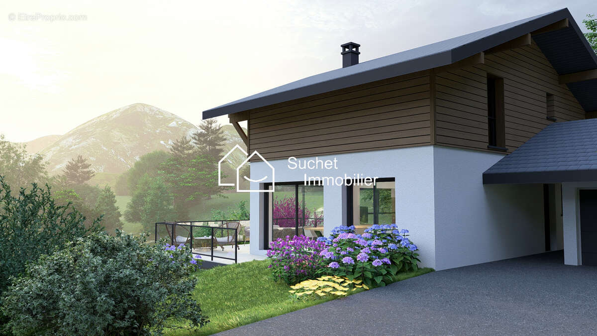 Terrain viabilisé avec vue dégagée et maison de 130 m2 avec sous-sol aménageable - photo 4