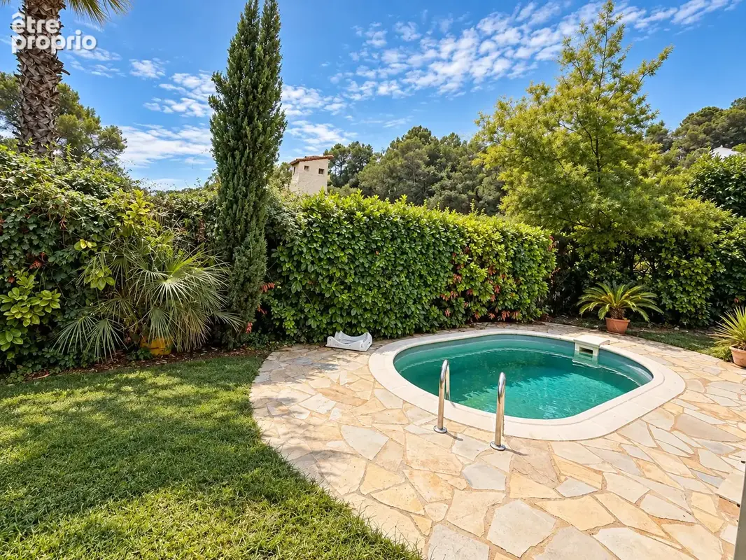 La colle-sur-loup   villa individuelle de plain-pied avec piscine, au calme absolu - photo 15