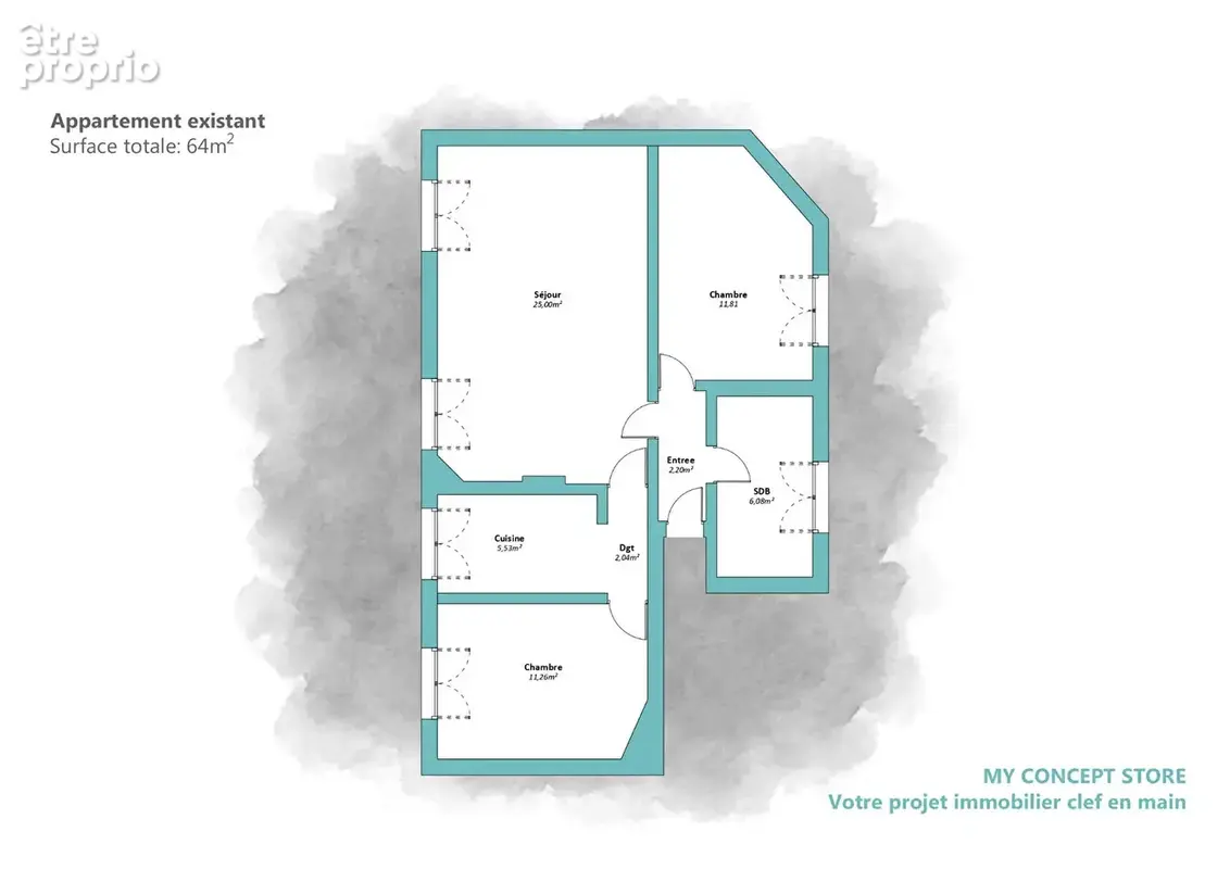 CLICHY - 3P 64 M² - 349 000  FAI - photo 6