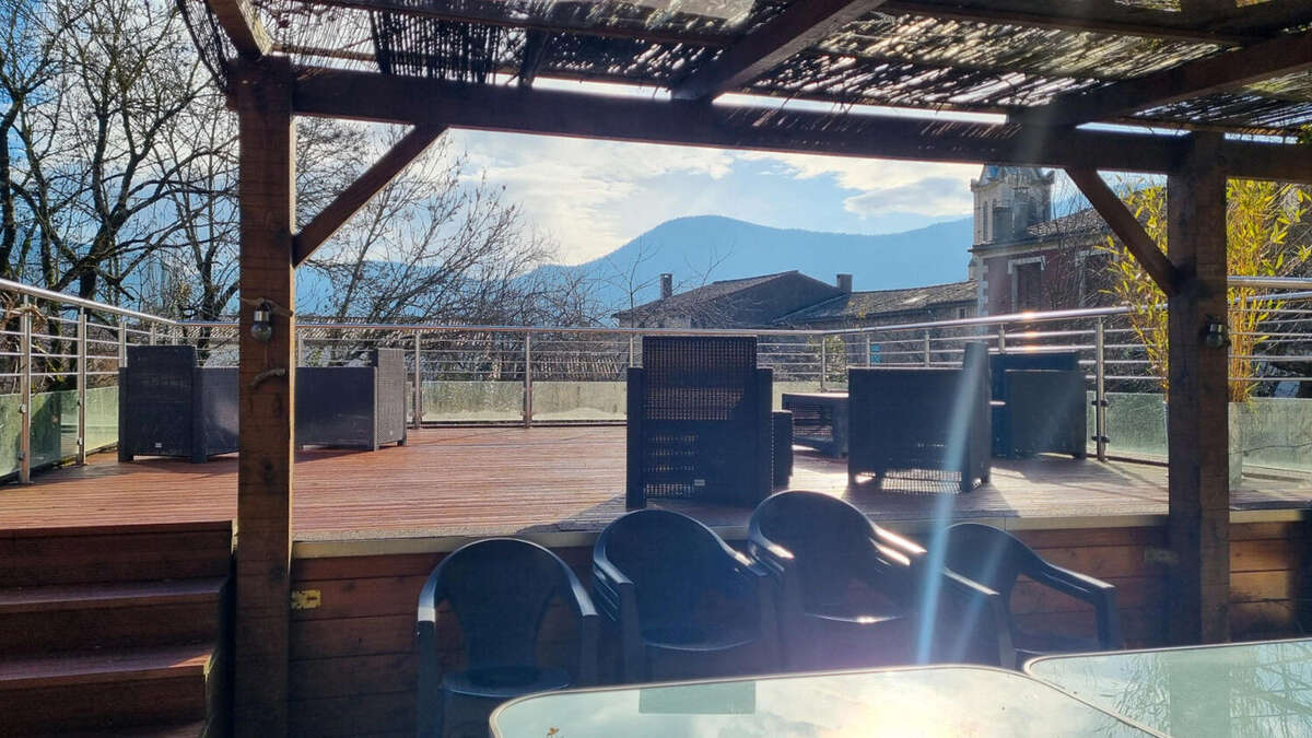 terrasse - Maison à PUIVERT