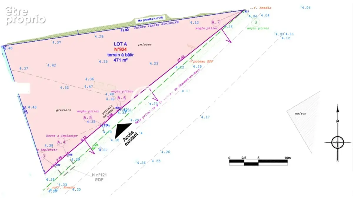 Rare Terrain Haute-Perche (Chaumes-En-Retz) de 470 m2 libre de constructeur - photo 3
