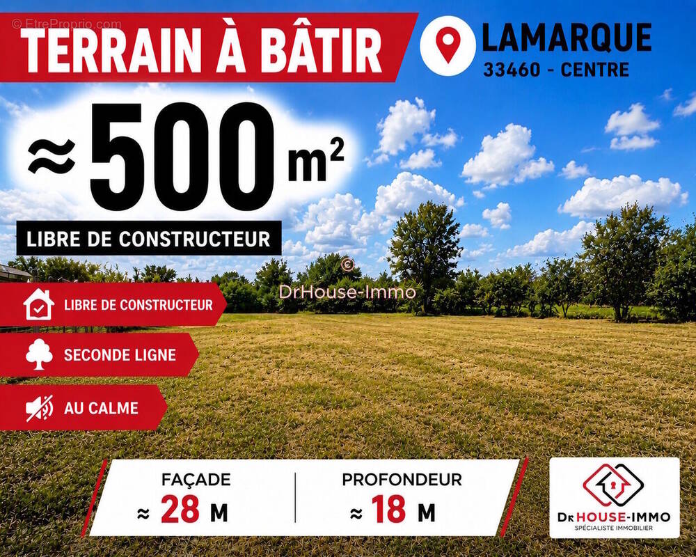 Terrain à LAMARQUE