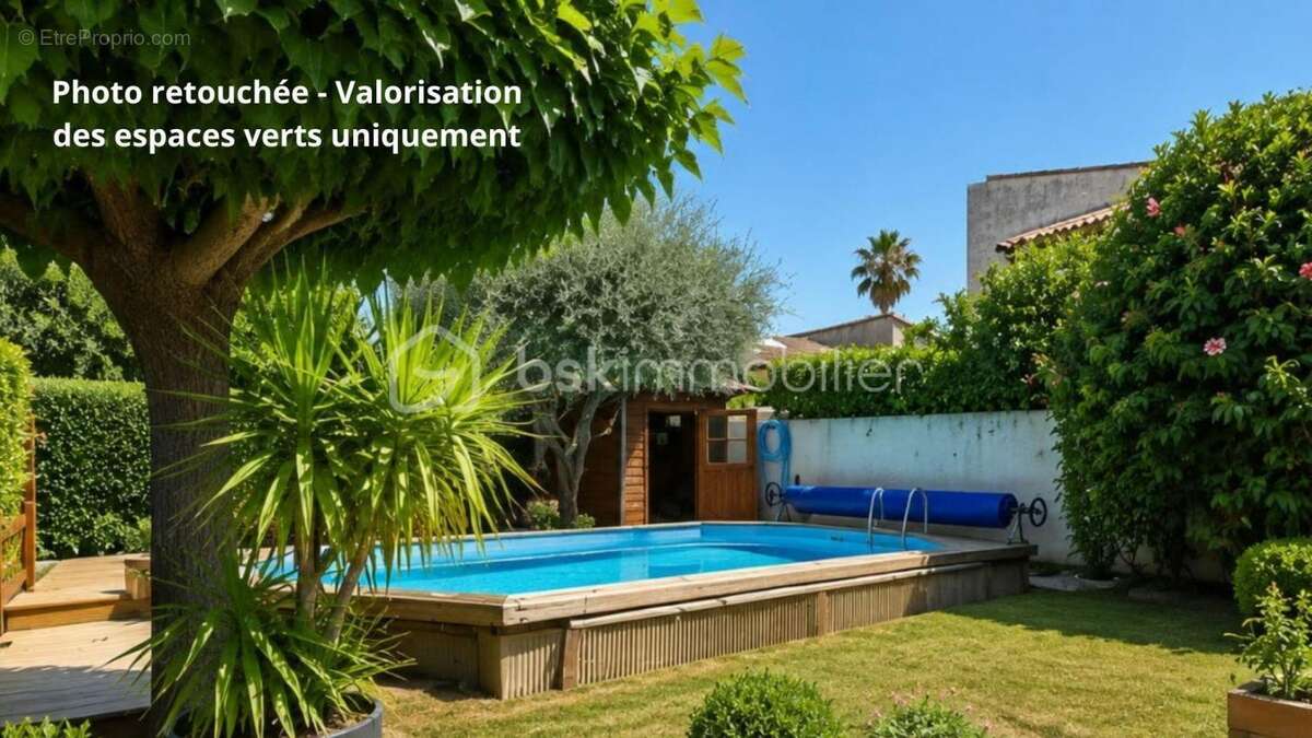 Maison familiale rénovée de 111,85 m² avec piscine, garage et atelier à Milhaud - photo 2