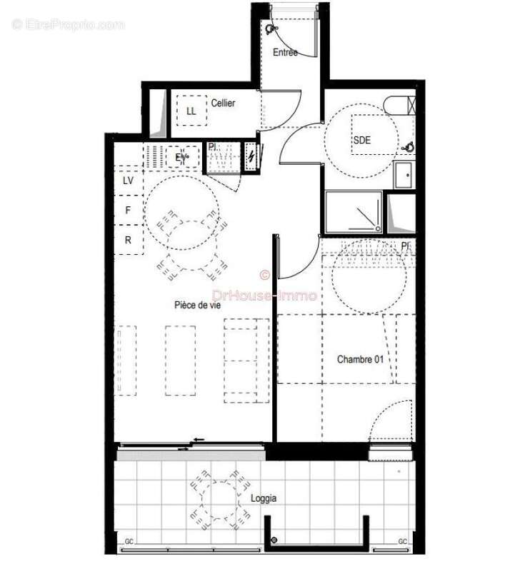 Appartement 43 m² à Bordeaux  - photo 25