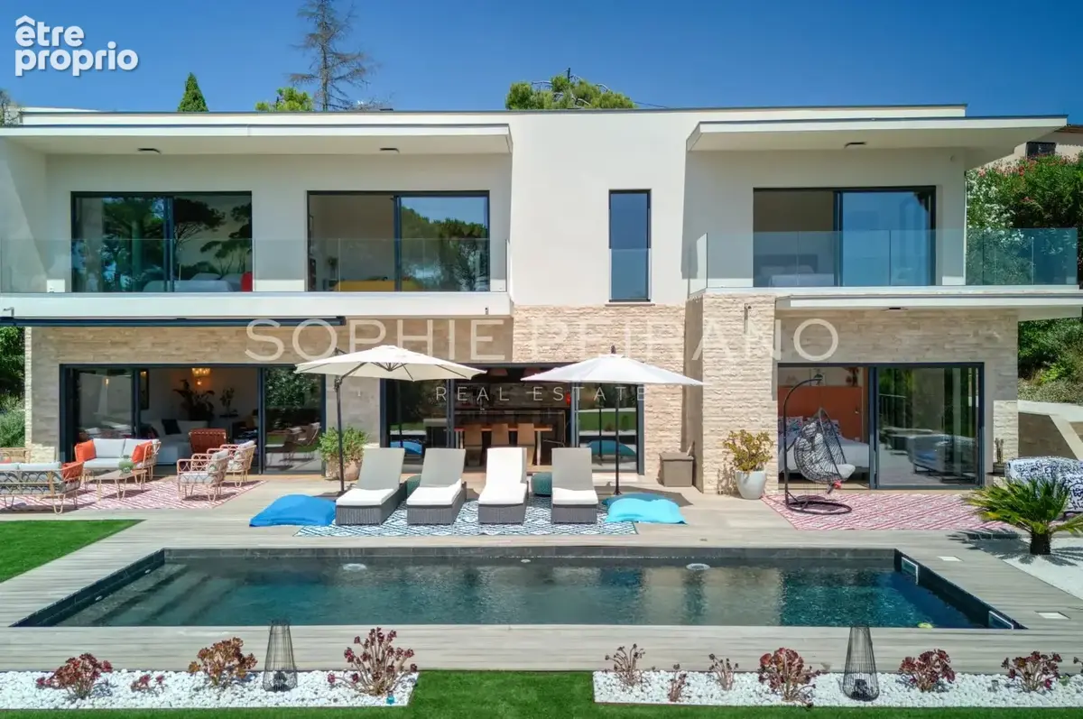 Mougins - villa contemporaine 4 chambres avec aperçu mer - photo 4