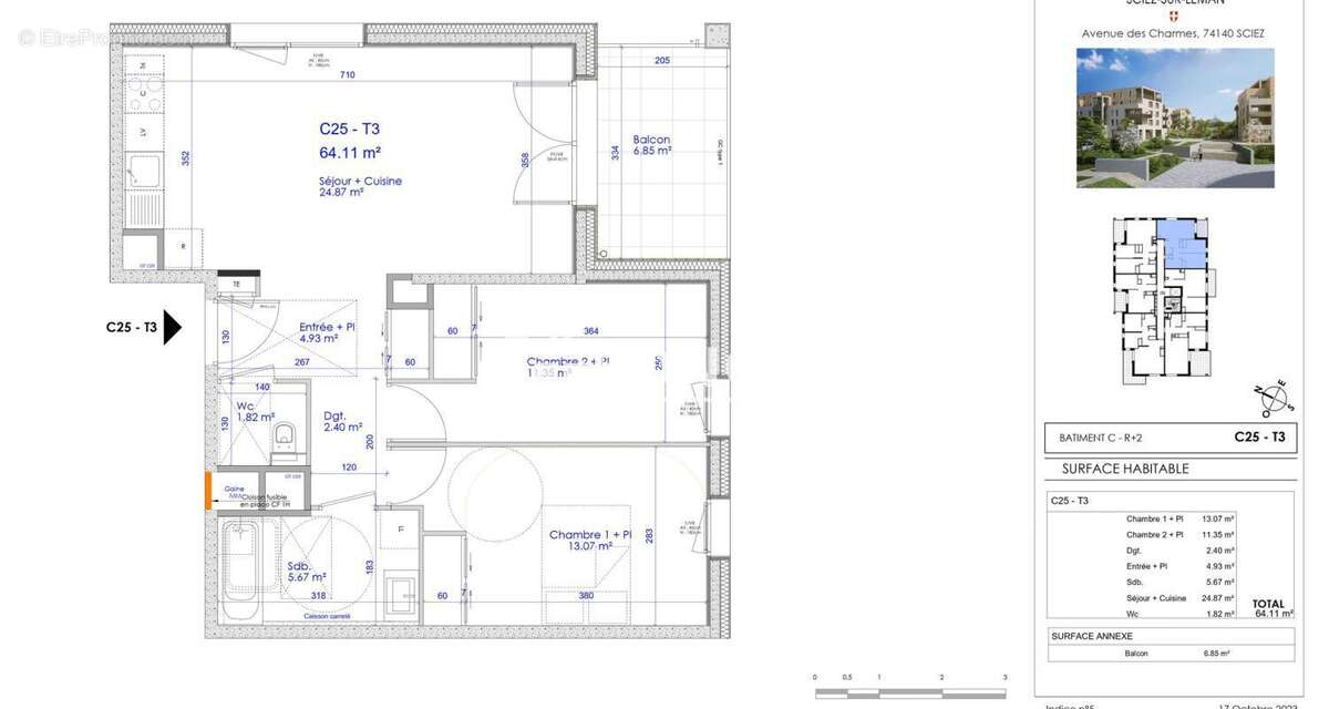 Appartement à SCIEZ