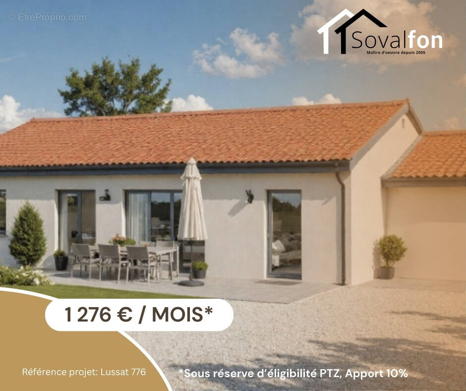 Maison à LUSSAT