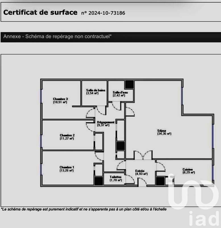 Appartement 99 m² à Chatillon  - photo 2