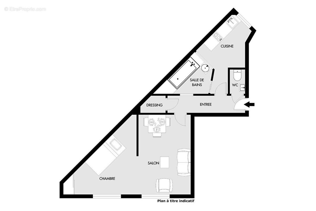 Appartement à PARIS-19E