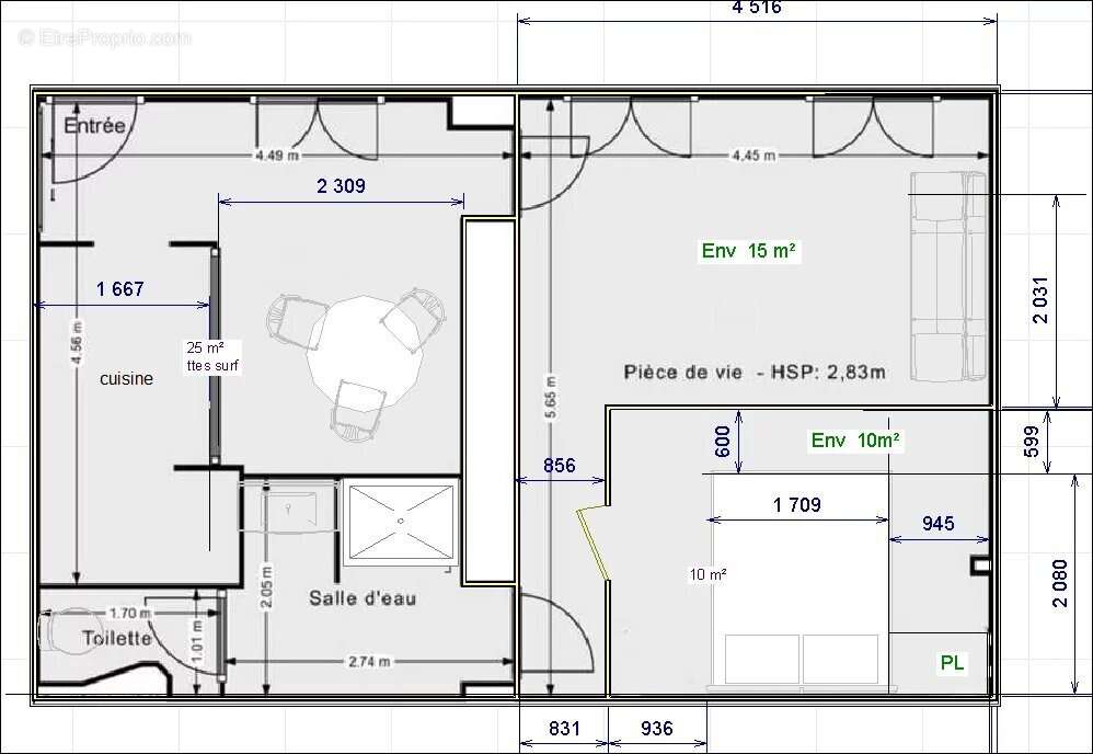 Appartement à PARIS-8E