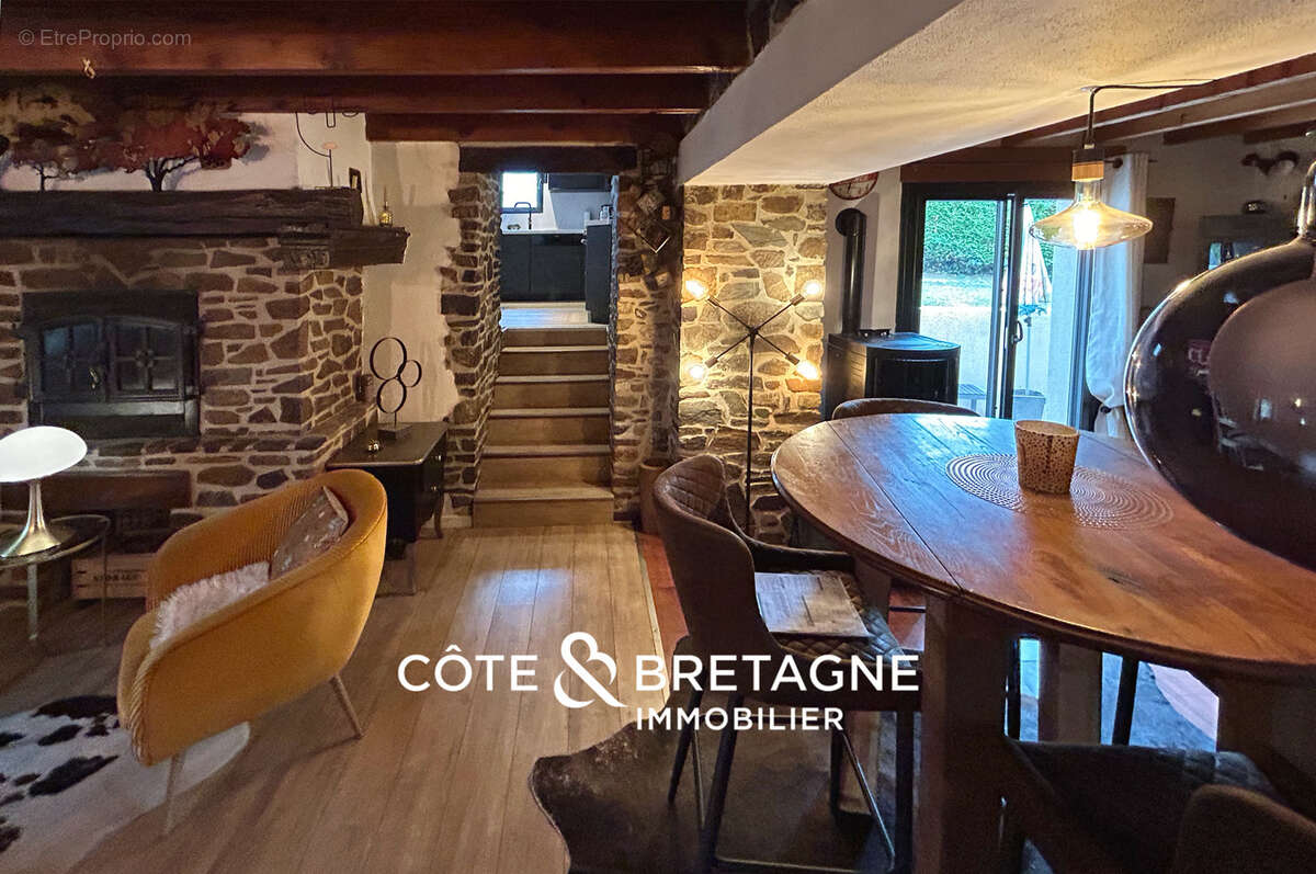 Maison de charme à binic en pierre proche des plages à pied avec jardin et dépendances  réf : 202626 - photo 6