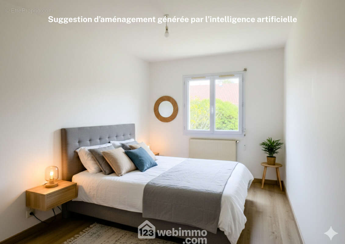 Suggestion d&#039;aménagement générée par l&#039;intelligence artificielle. - Maison à CHOLET