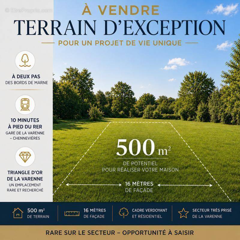 Terrain à SAINT-MAUR-DES-FOSSES