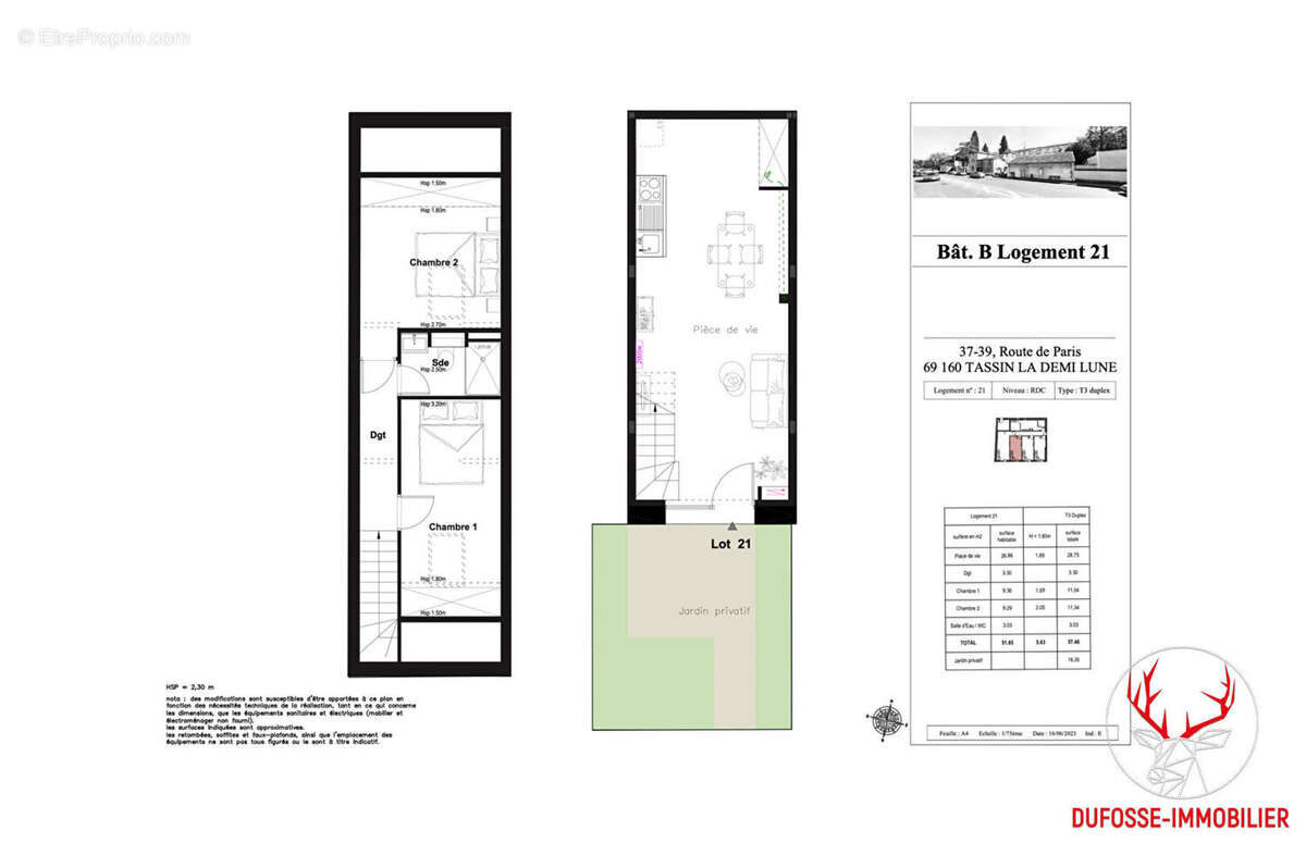Tassin-la-Demi-Lune Vente en bloc 5 appartements 241 m² - photo 8