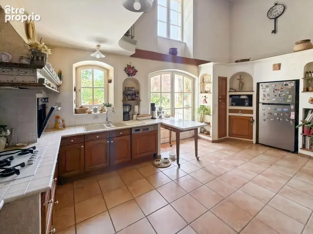 Corps de Ferme à vendre alixan - 322m² - étang - piscine - terrain - photo 11