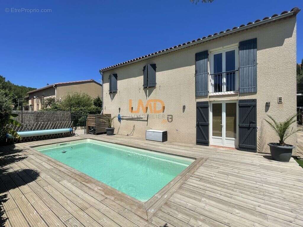 Villa 4 faces plain pied 114 m2 avec piscine - photo 3