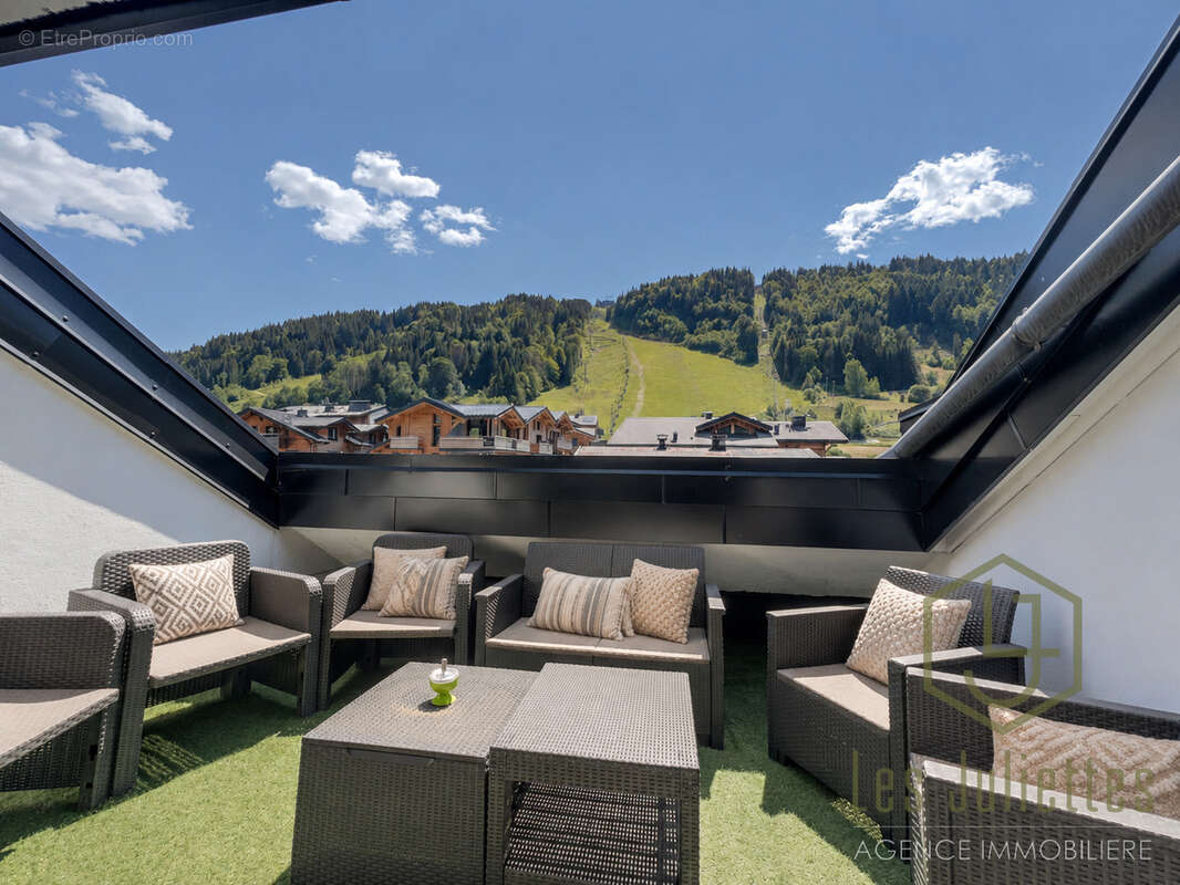 Morzine hyper-centre   grand appartement 3 chambres avec deux terrasses et vue sur le pleney - photo 4