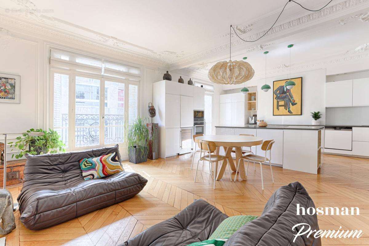 Superbe appartement familial Haussmannien - 6 pièces - 191,5 m² - Paris 16e - photo 4