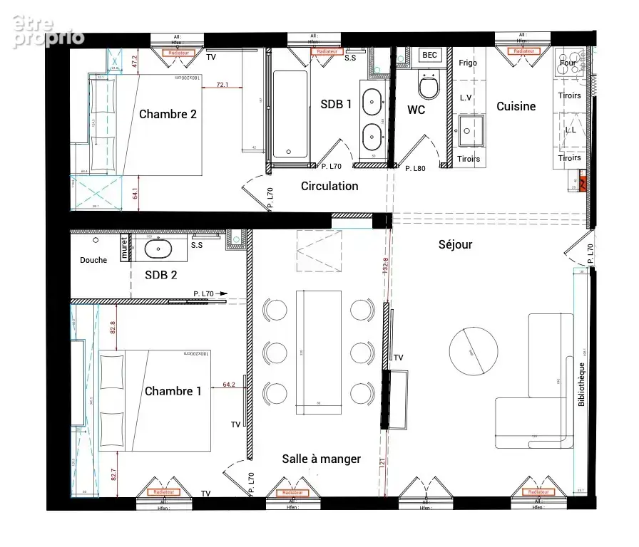 Appartement - Paris - 68m² - photo 12