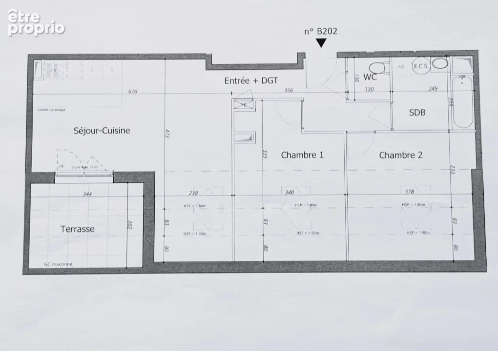 Appartement Neuf Marnaz 3 pièce(s) 56.86 m2 avec terrasse 9.01 m² - photo 3