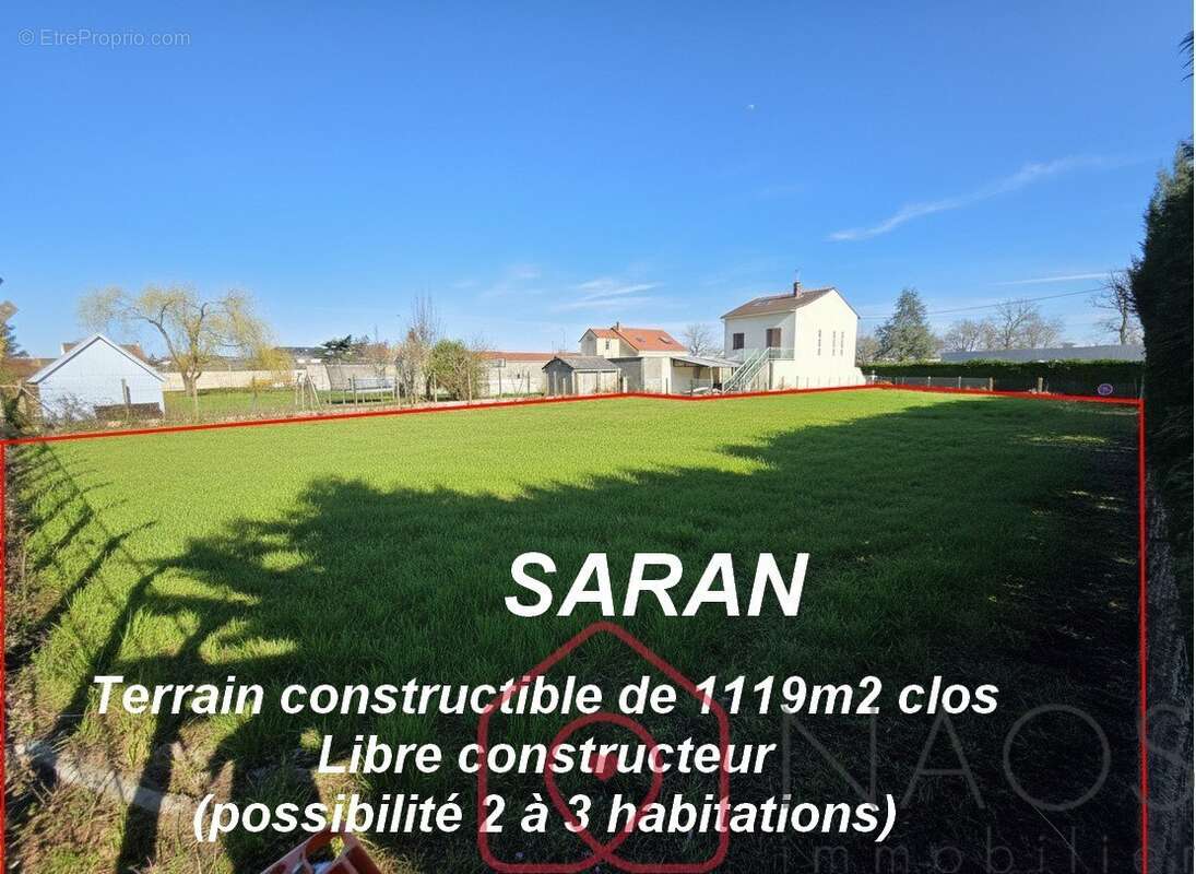 Terrain à SARAN