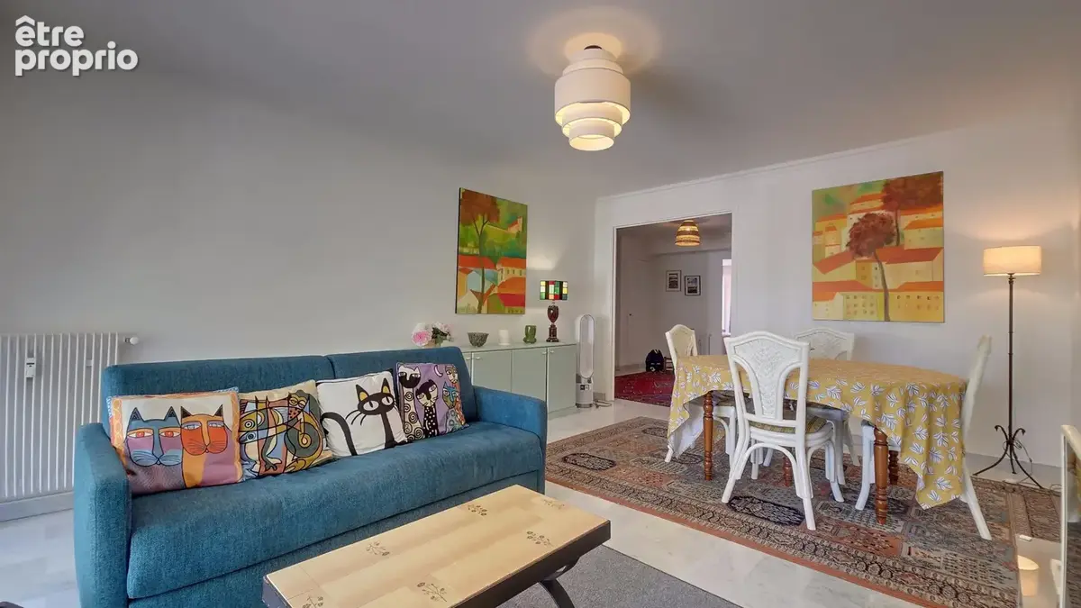 CANNES à vendre 3 pièces traversant traversant de 83 m2 avec terrasses - photo 5