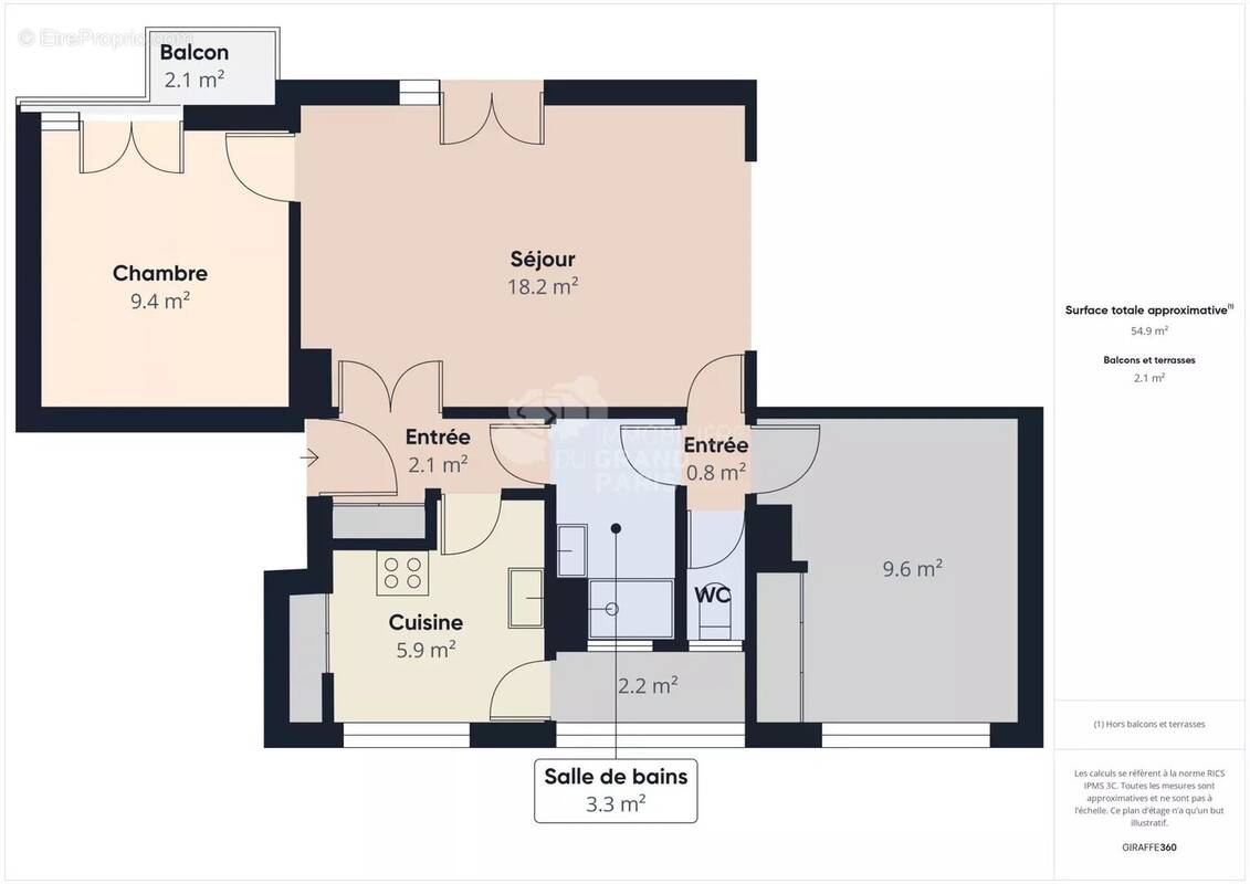 Appartement à VITRY-SUR-SEINE