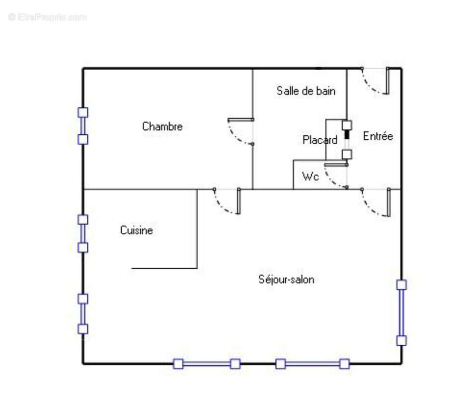 À vendre à Dinard appartement T2 en rez-de-jardin avec stationnement et cave - photo 8