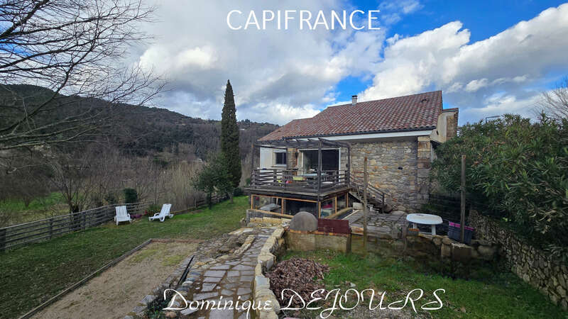 Ardèche, dans la belle Vallée de l’Eyrieux – Saint-Fortunat-sur-Eyrieux – Au bord de la voie douce La Dolce Via - Grande maison, - photo 2