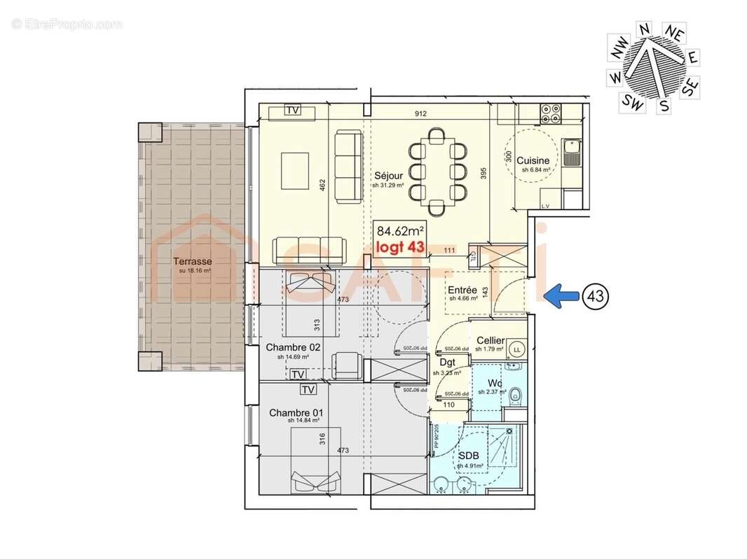 Photo 3 - Appartement à ARRAS