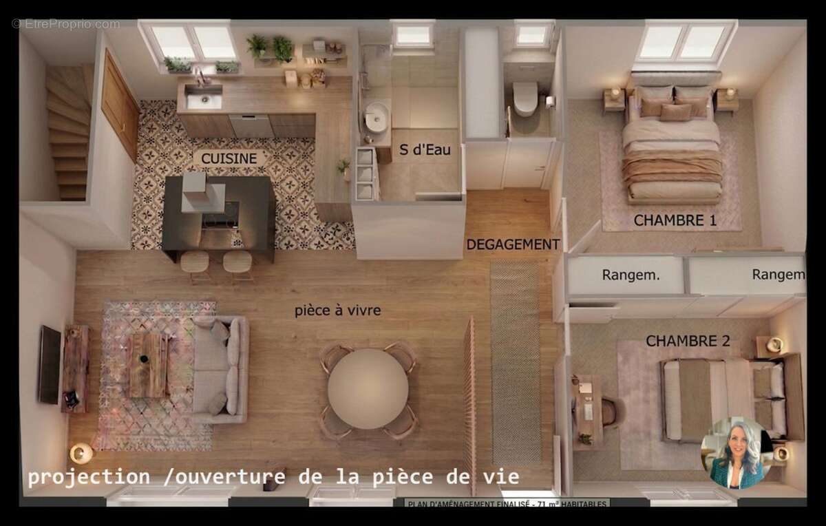 Maison 71 m² à Domloup  - photo 3