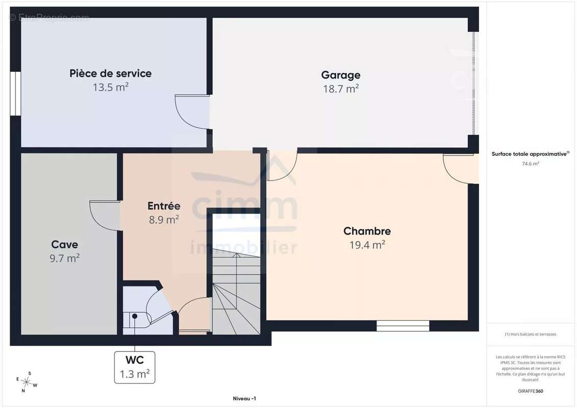 maison de 112 m2 plein centre de Pont Péan - photo 14