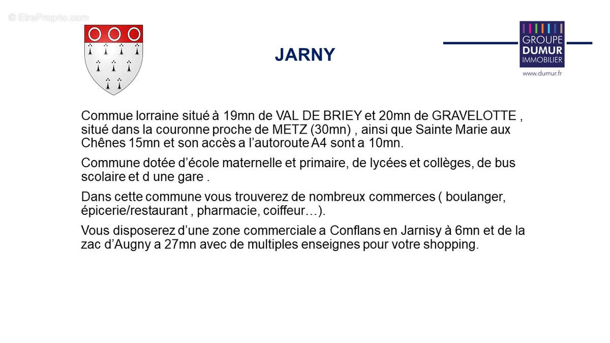 Appartement à JARNY