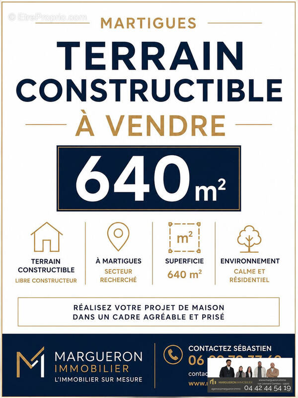 Terrain à MARTIGUES