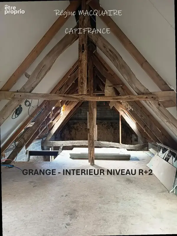 Bâtisse du XVIᵉ siècle à réhabiliter & Grange en cours de travaux – Ensemble foncier de 11 133 m² – Saint-Vigor-des-Monts (50420 - photo 12